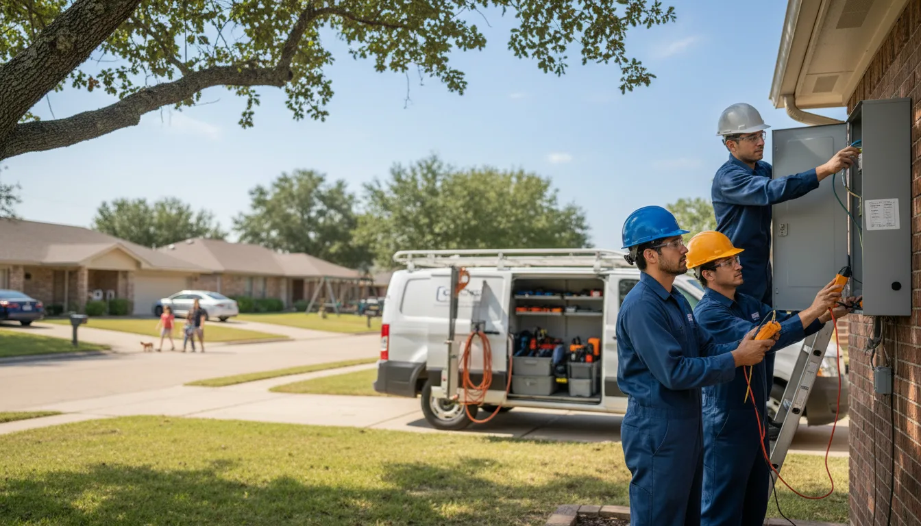 Certified electrician providing emergency electrical services in White Oak, WV